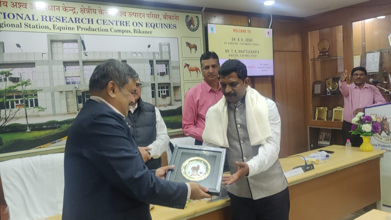 Felicitation at ICAR-NRCE